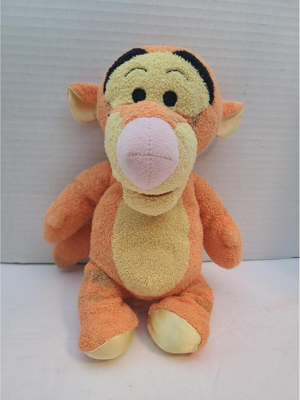 Disney Winnie The Pooh Tigger Stuffed Animal 10" Plush Rattle Baby